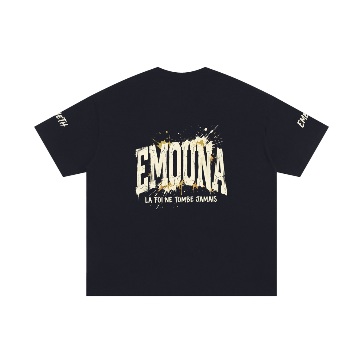 EMETH™ SIMHA — T-Shirt Oversize - Noir / S - EMETH
