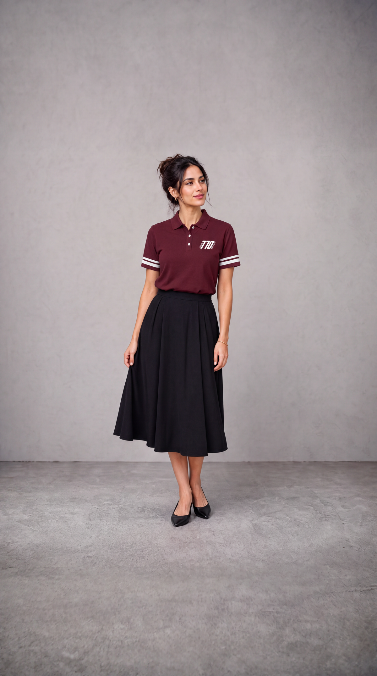 Polo Femme EMETH 770 Premium – Polo Streetwear Élégant en Coton Mélangé