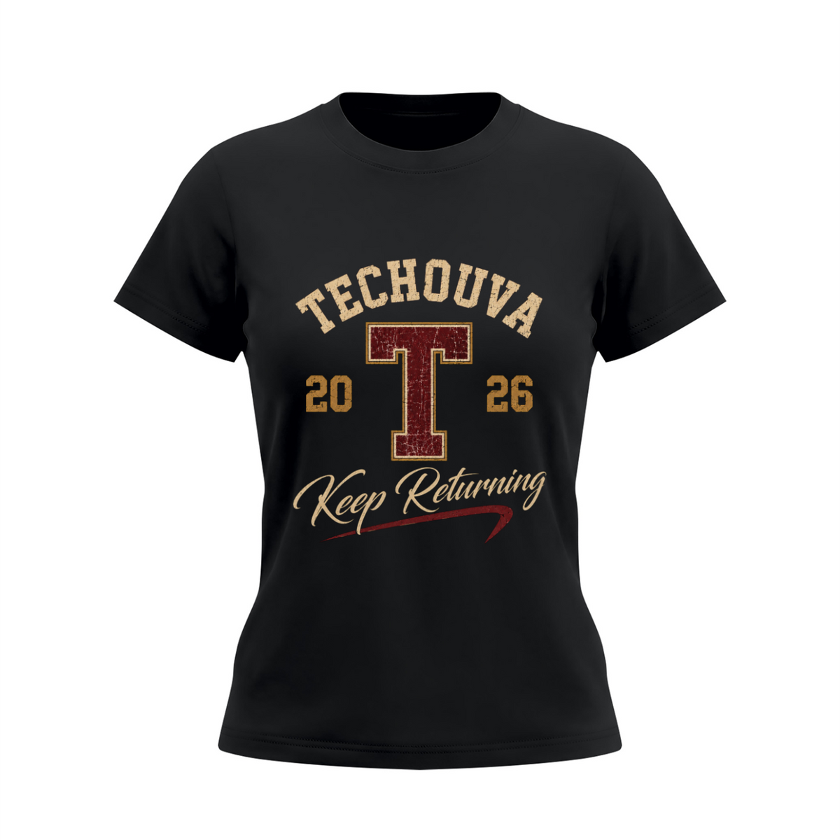 T-shirt Femme EMETH Techouva – Keep Returning Premium Slim Fit 230G