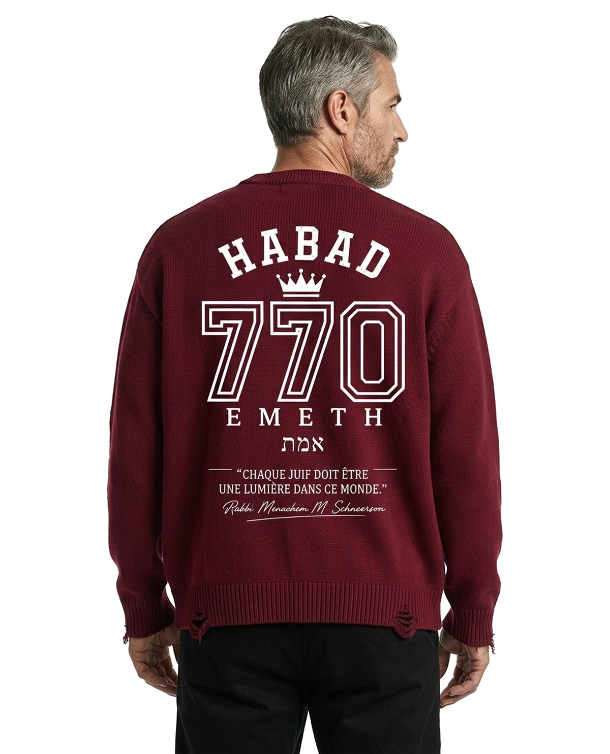 EMETH Habad 770 Sun Fade | Sweat Col Rond