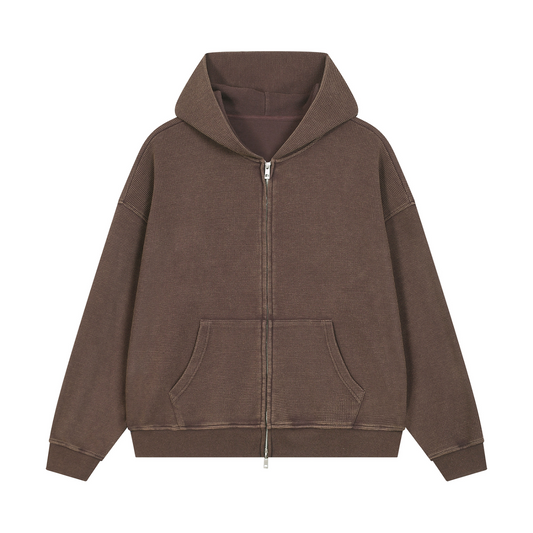 EMETH UNI | Sweat à Capuche Délavé Premium 380 g/m²