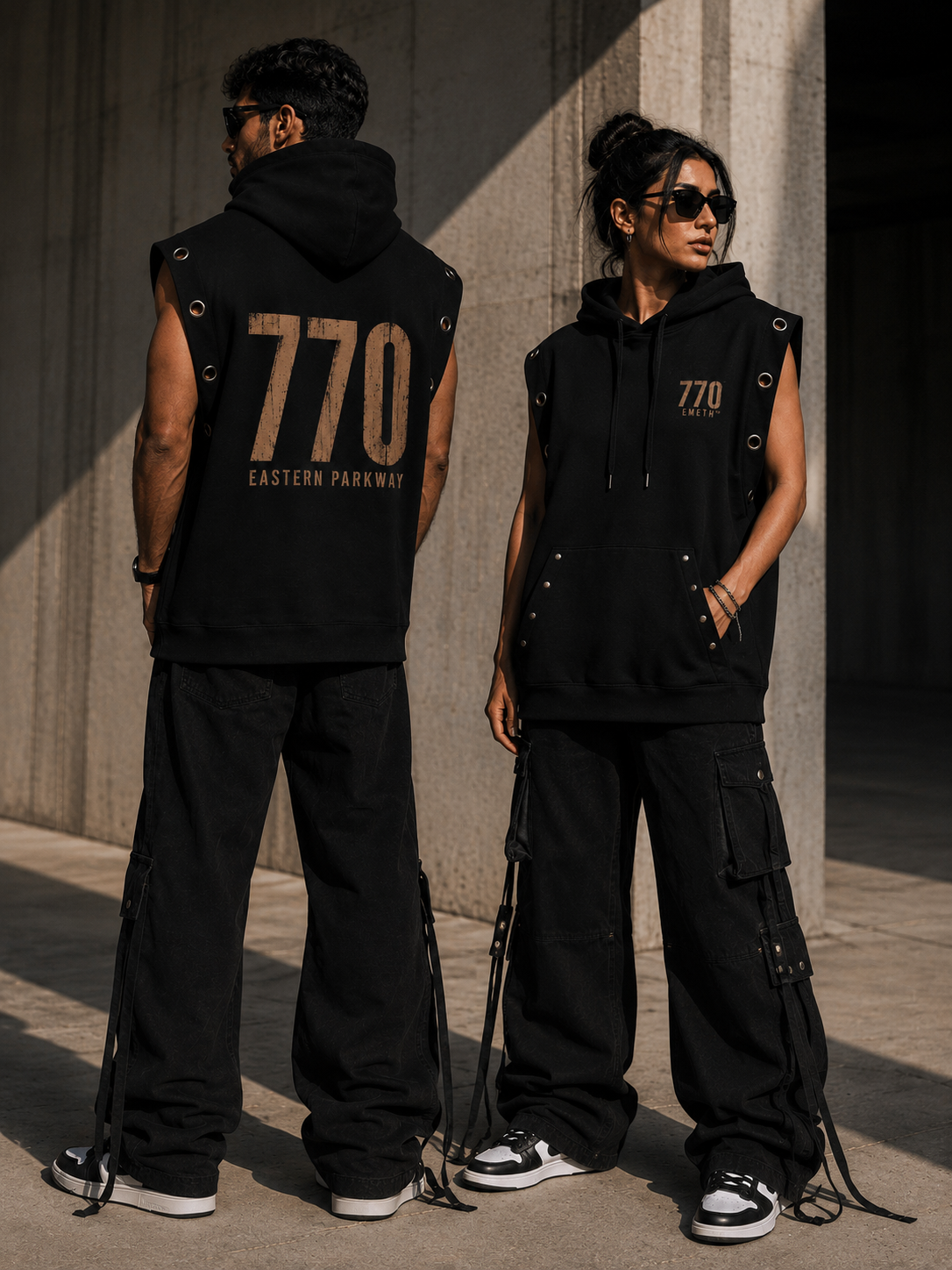 EMETH 770 Eastern Parkway Sleeveless Hoodie
