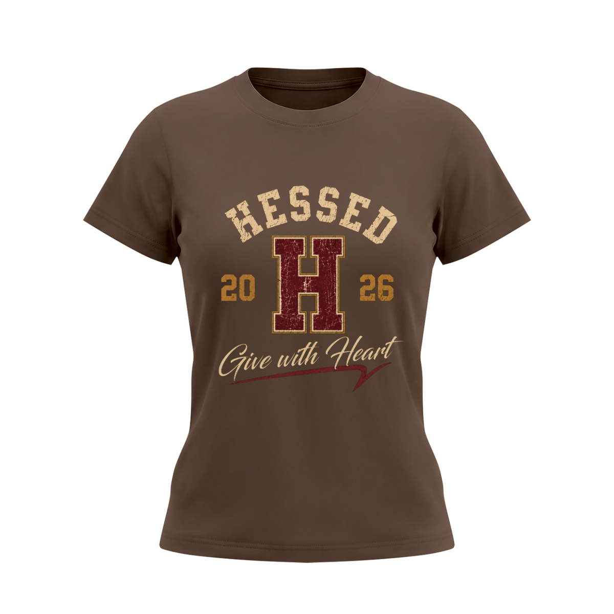 T-shirt Femme EMETH Hessed – Give with Heart Premium Slim Fit 230G