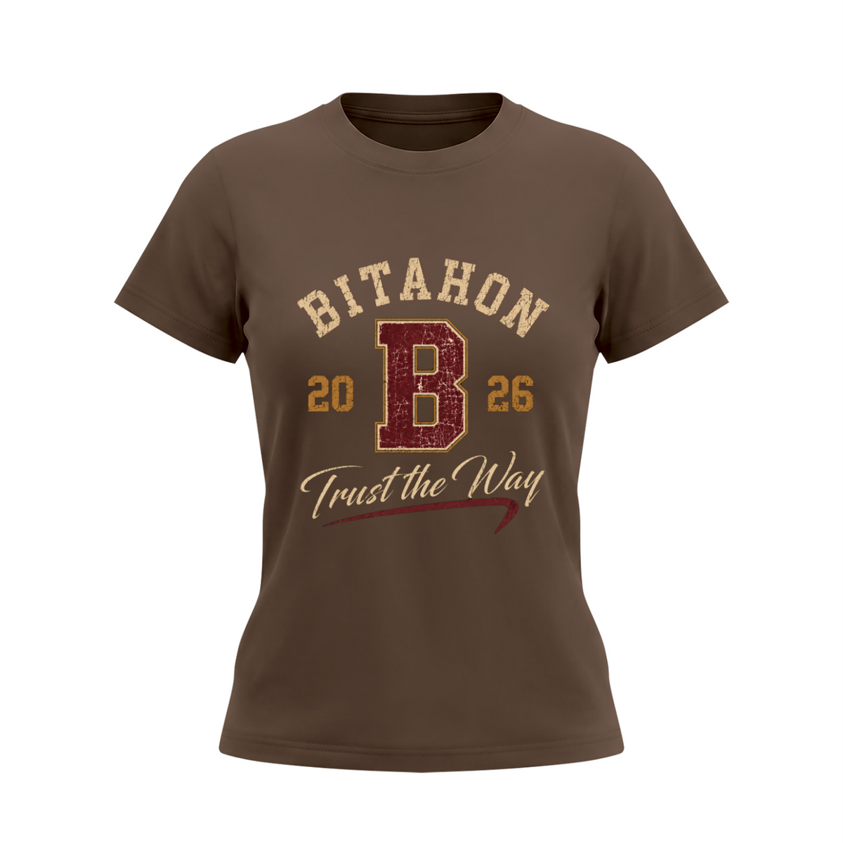 T-shirt Femme EMETH Bitahon – Trust the Way Premium Slim Fit 230G