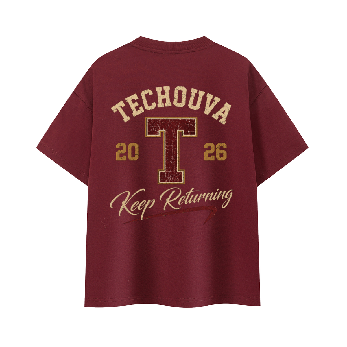 T-shirt Oversize Heavyweight TECHOUVA 2026 – 400 GSM | EMETH