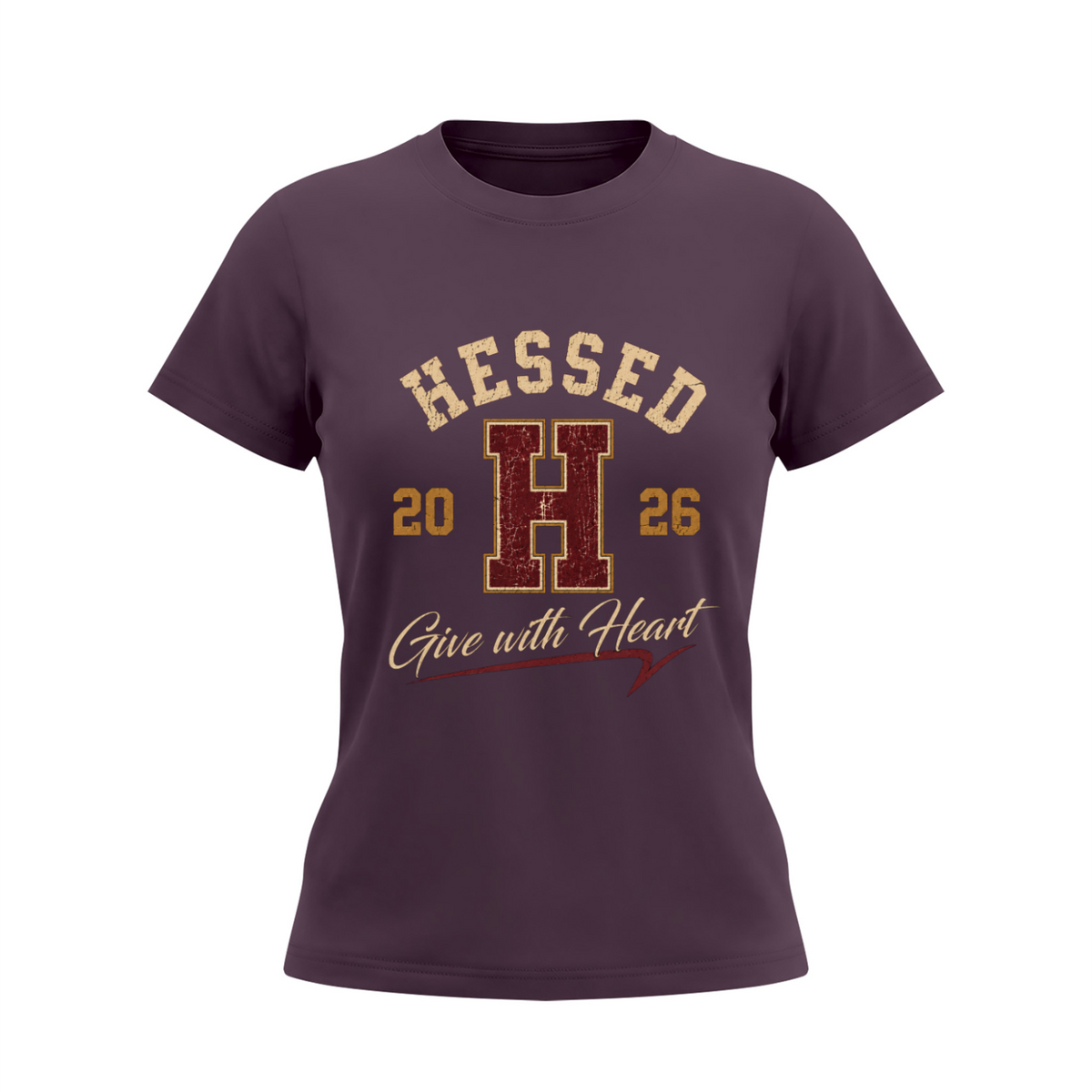 T-shirt Femme EMETH Hessed – Give with Heart Premium Slim Fit 230G