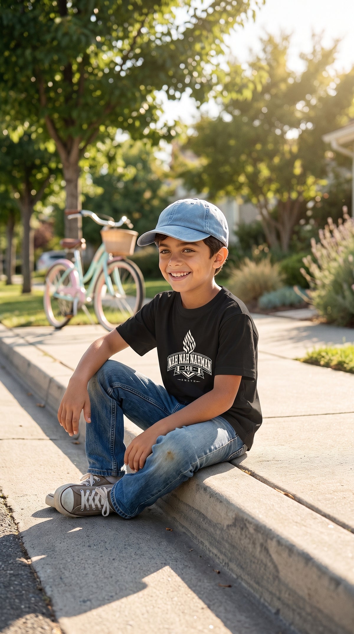 EMETH Kids Na Nah Nahman | T-shirt Coton Premium