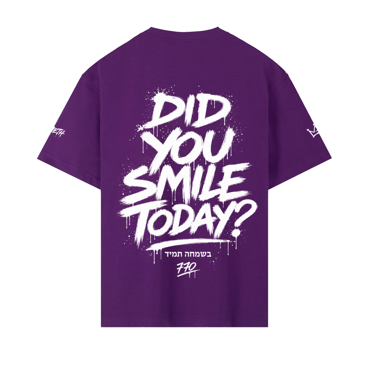 T-shirt Oversize EMETH 770 – Édition Brush