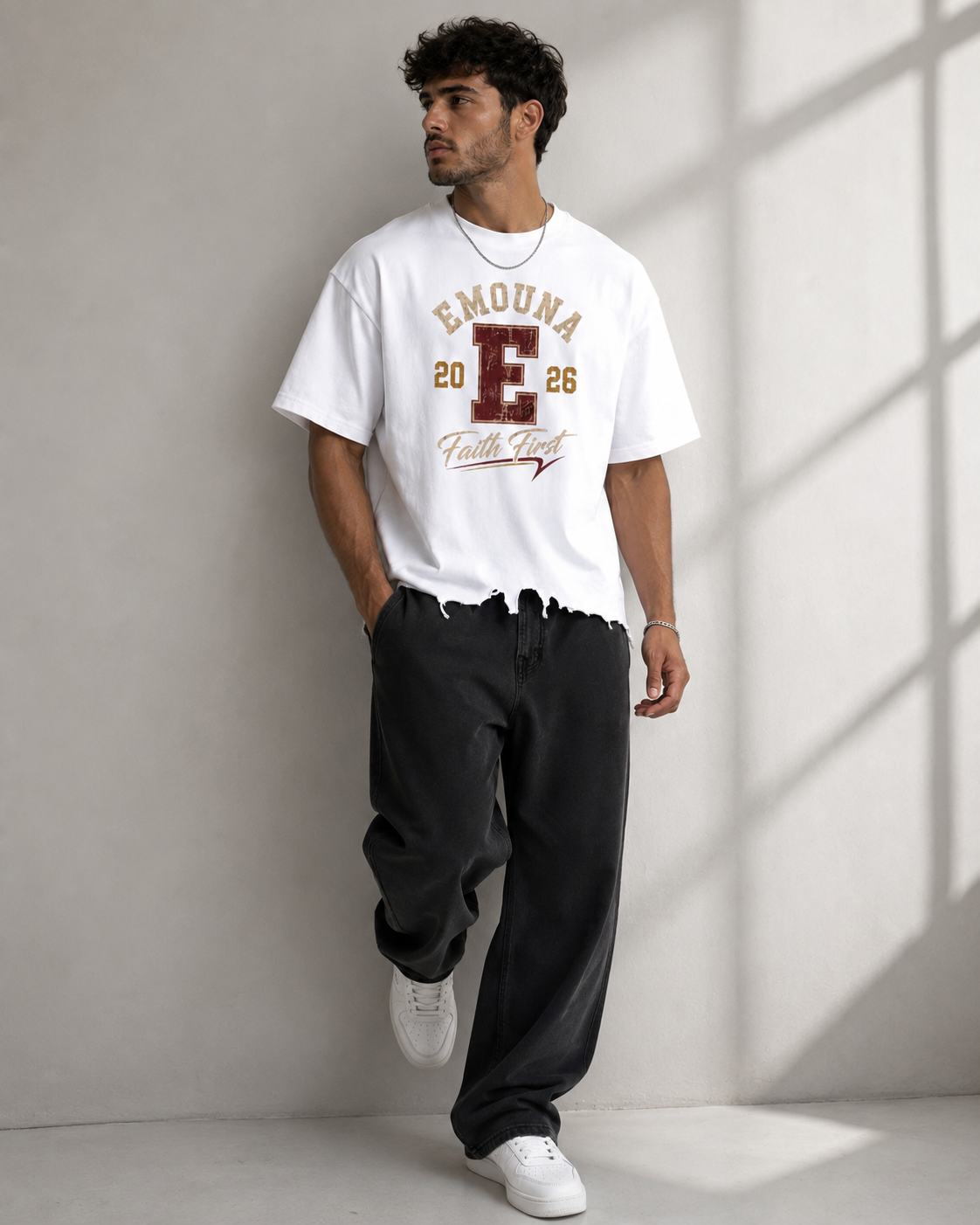 T-shirt Vintage Cropped EMOUNA 2026 – 240 GSM | EMETH