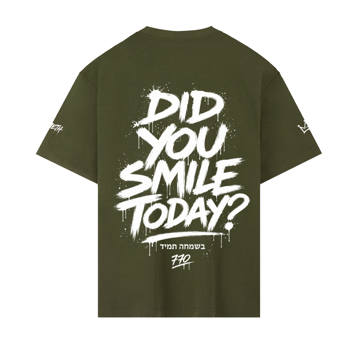 T-shirt Oversize EMETH 770 – Édition Brush