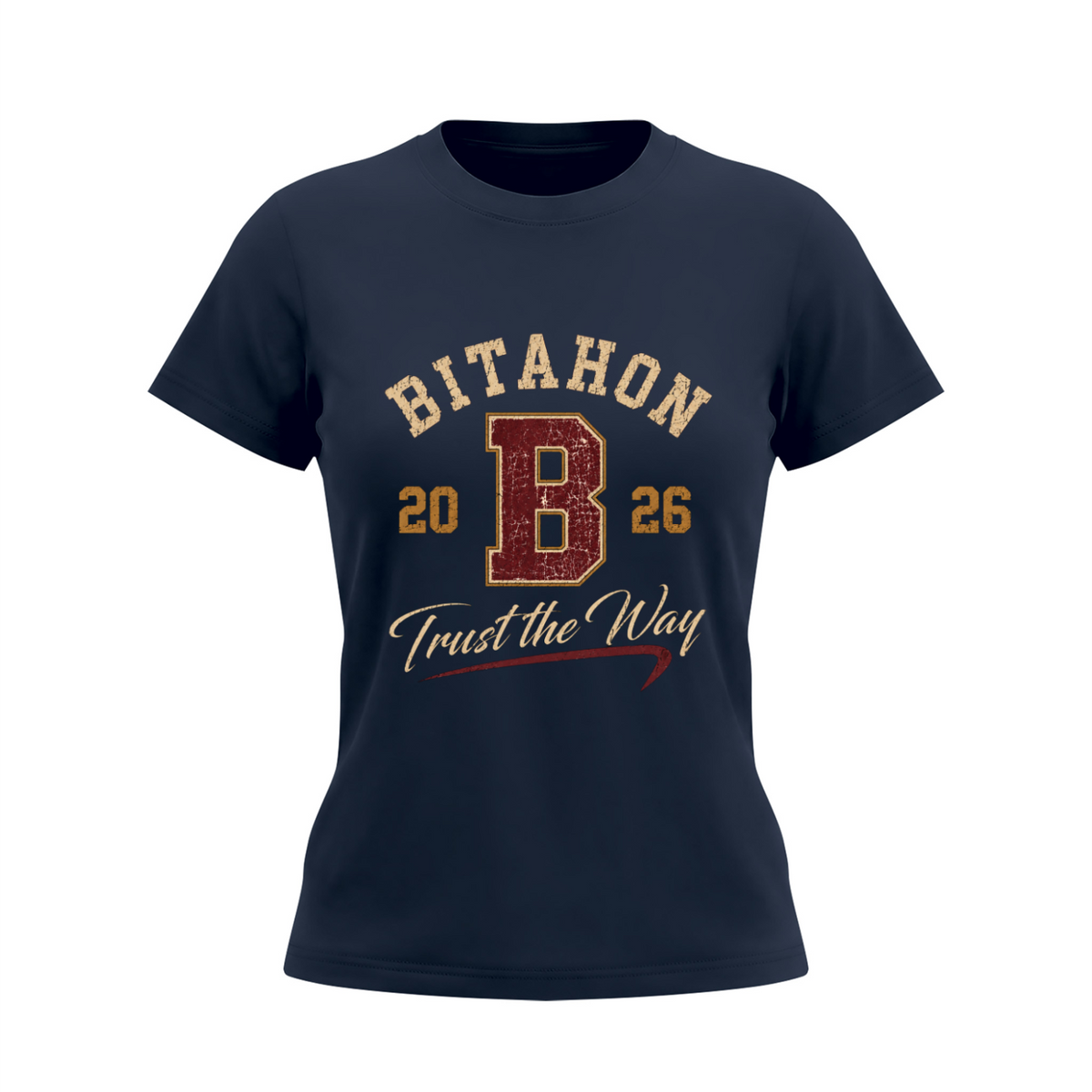 T-shirt Femme EMETH Bitahon – Trust the Way Premium Slim Fit 230G