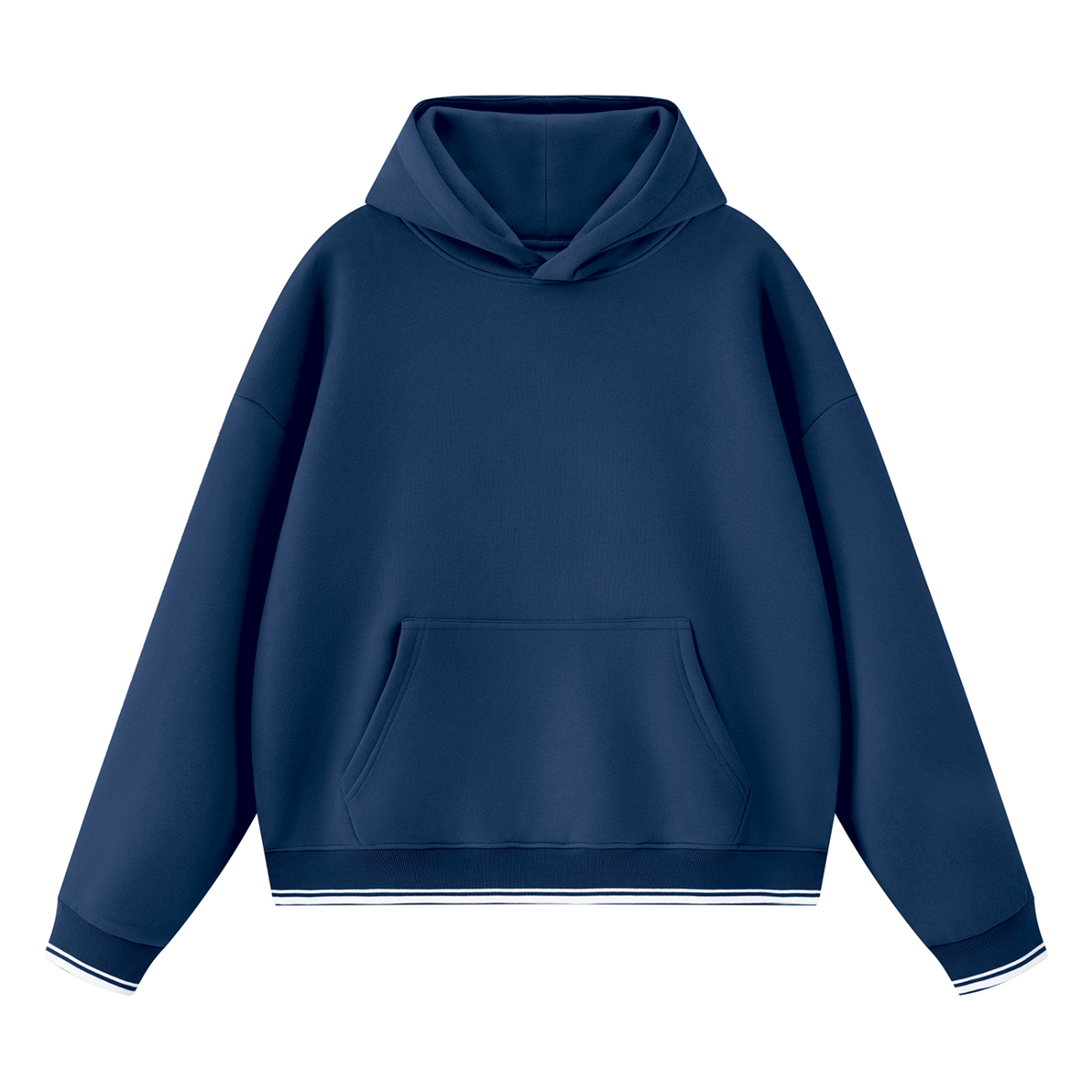 EMETH UNI | Sweat à Capuche Contrasté Oversize 345 g/m²