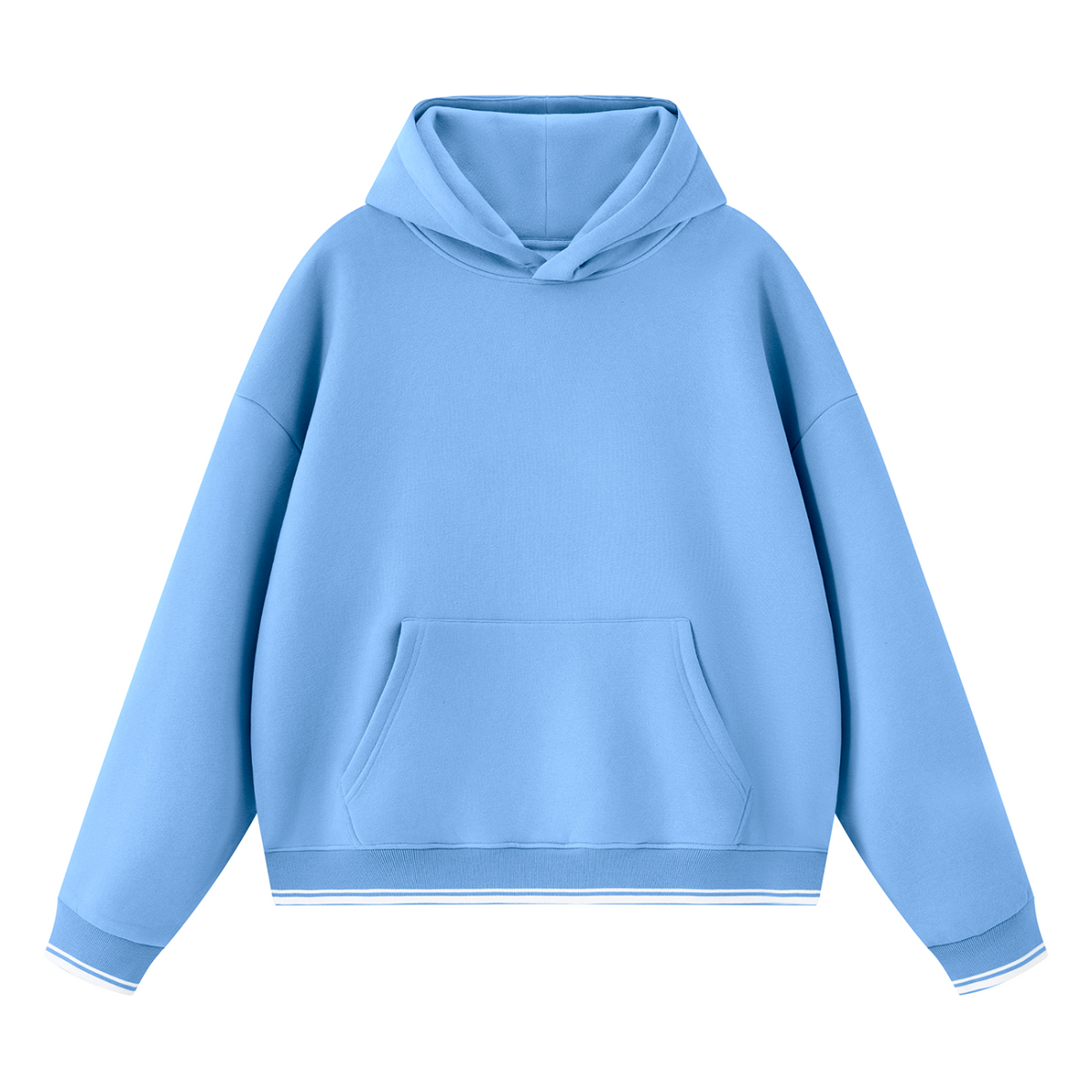 EMETH UNI | Sweat à Capuche Contrasté Oversize 345 g/m²