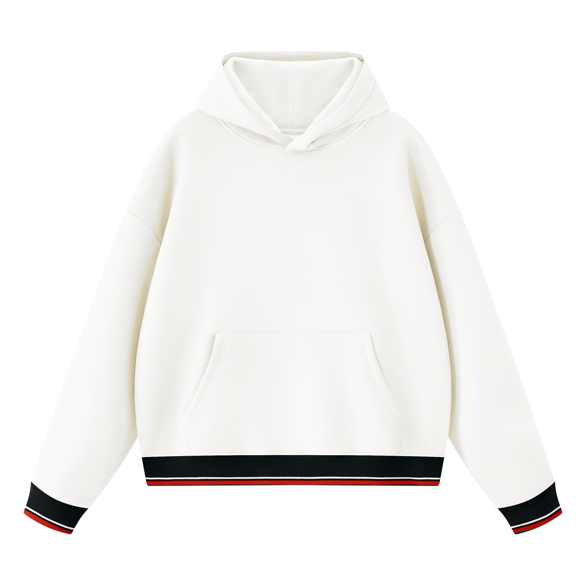 EMETH UNI | Sweat à Capuche Contrasté Oversize 345 g/m²