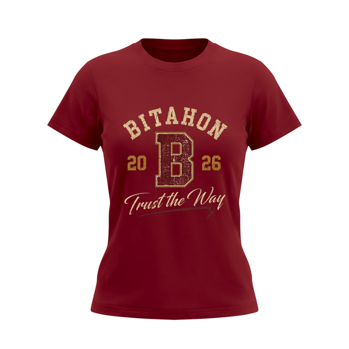 T-shirt Femme EMETH Bitahon – Trust the Way Premium Slim Fit 230G