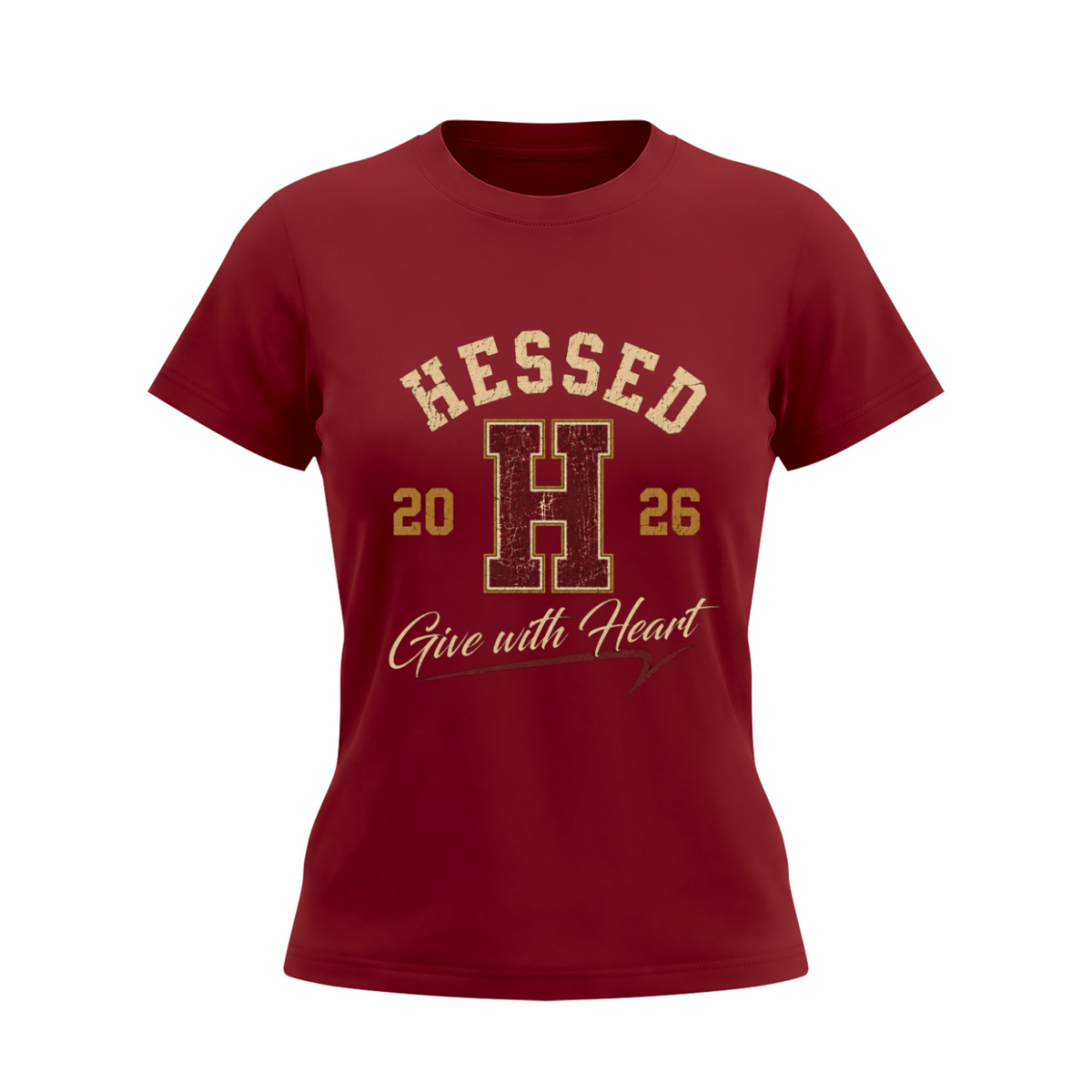 T-shirt Femme EMETH Hessed – Give with Heart Premium Slim Fit 230G