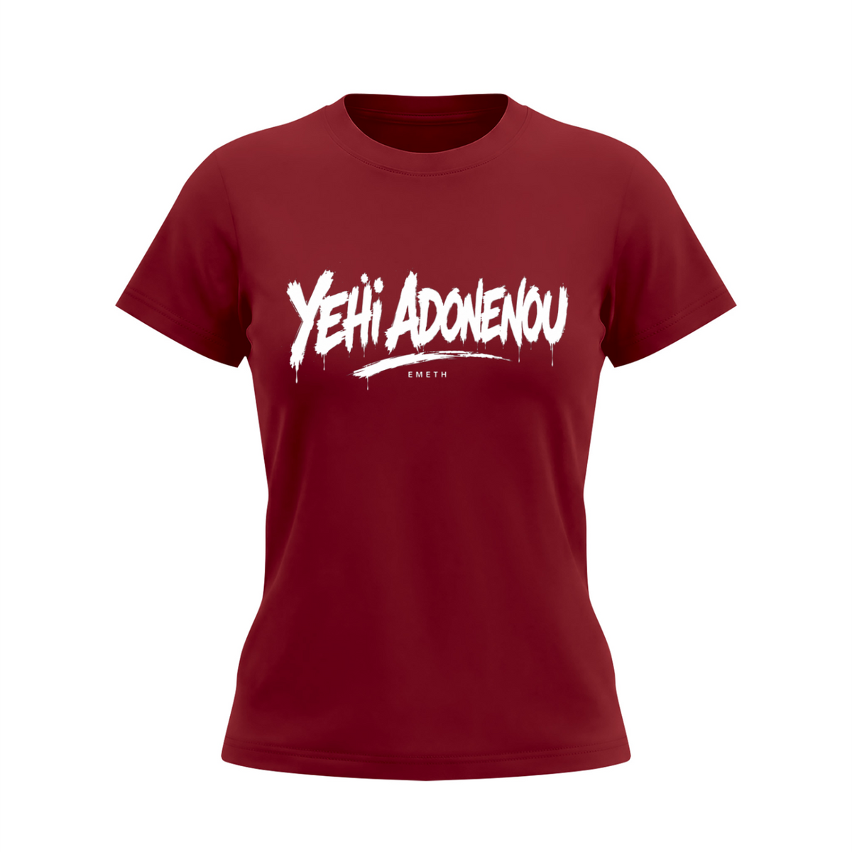 EMETH 770 | T-shirt Femme Ajusté Yehi Adonenou 230G