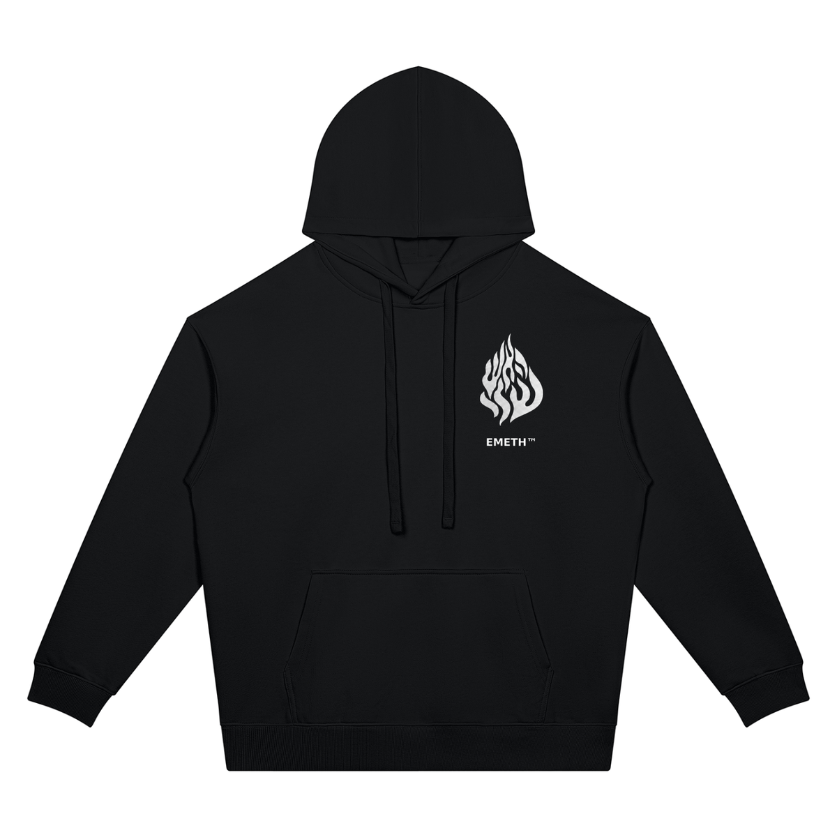 EMETH Flame | Hoodie Oversize Épaules Tombées