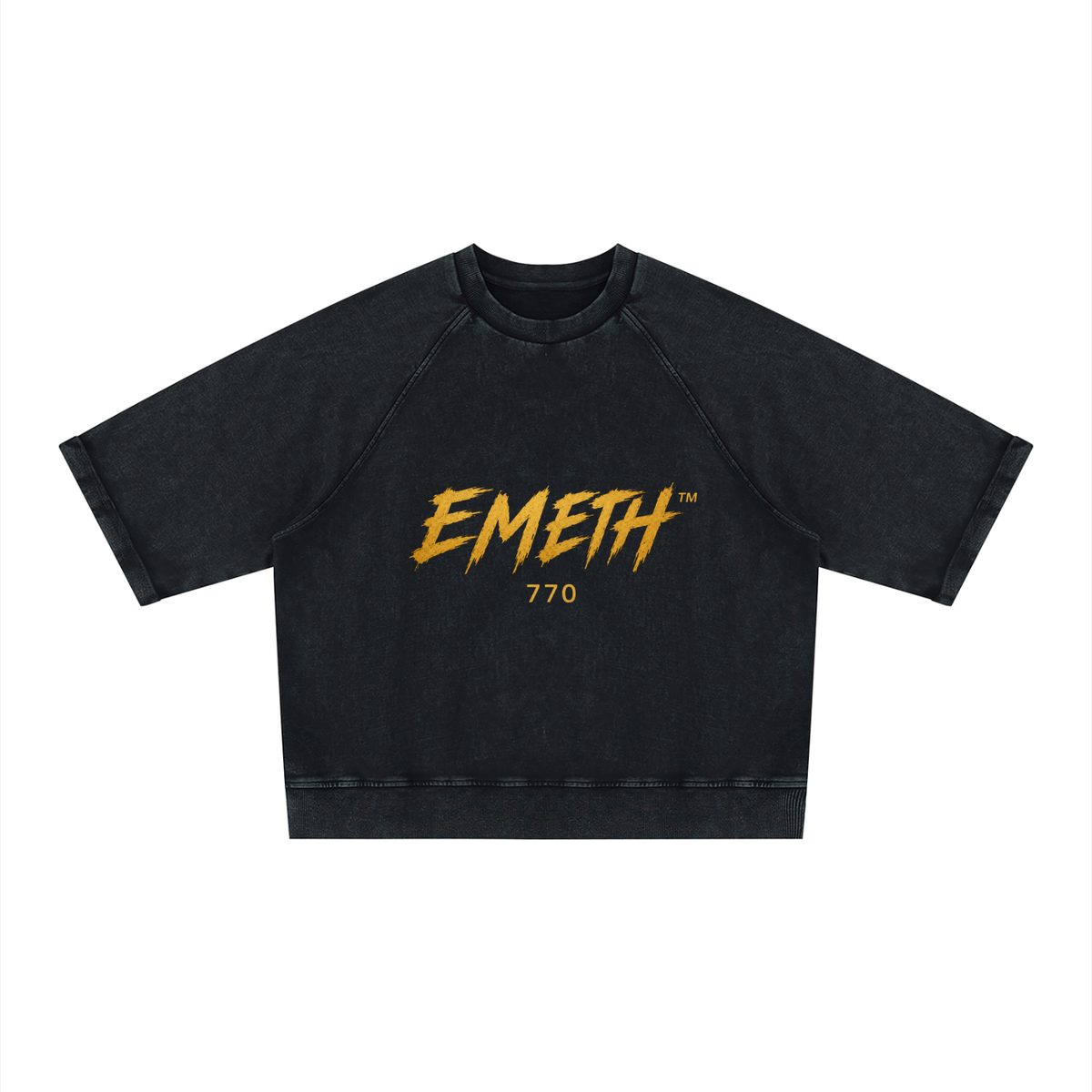 EMETH™ 770 — Sweat Col Rond - Noir / S - EMETH