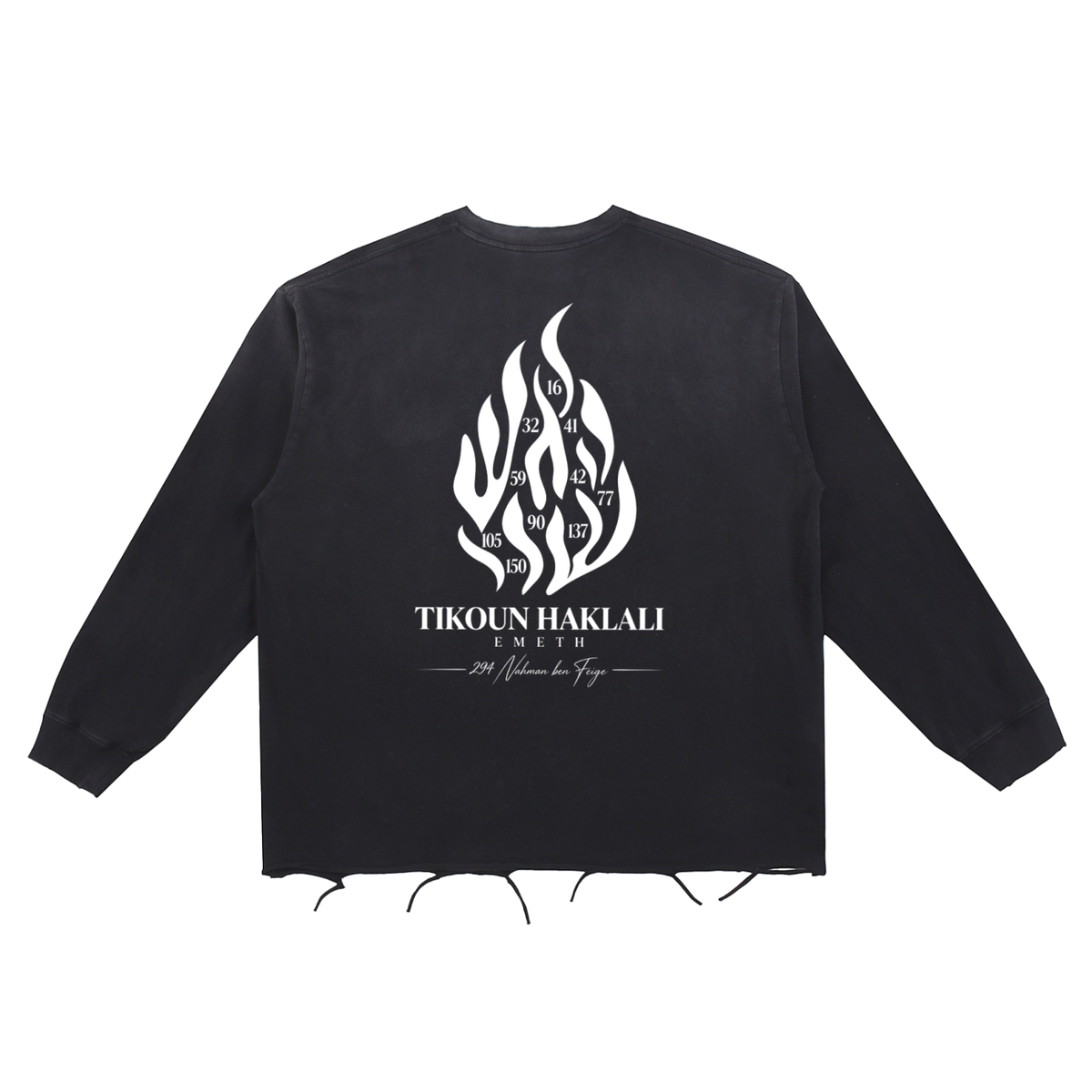 EMETH Tikoun Haklali | T-shirt Manches Longues Snow Wash