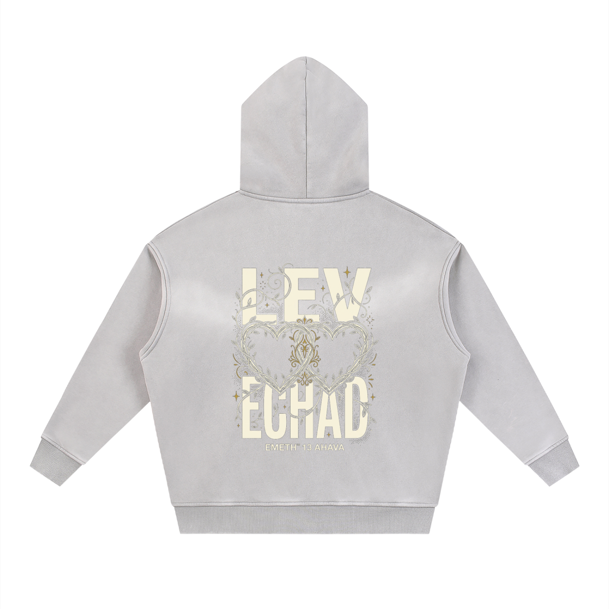 EMETH™ 13 Ahava — Hoodie Zippé Heart - Noir / S - EMETH