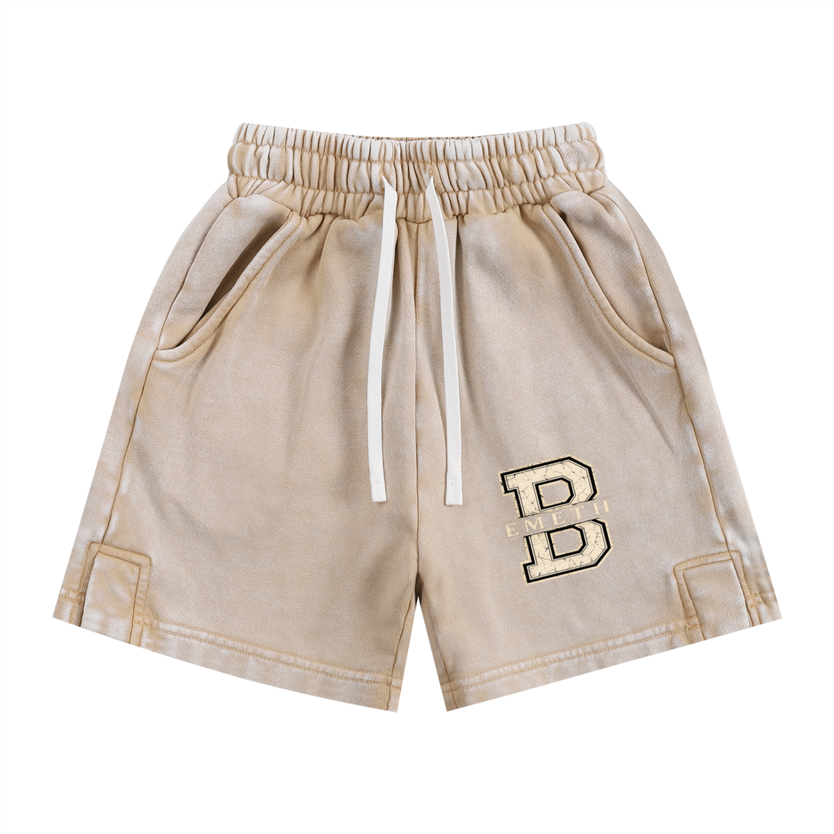 Short Enfant Snow Washed Varsity B – 290 GSM | EMETH Kids