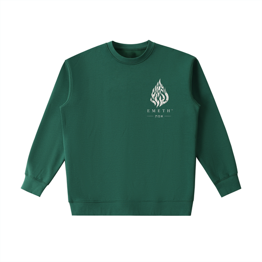 EMETH Essentials | Sweat Col Rond Flamme
