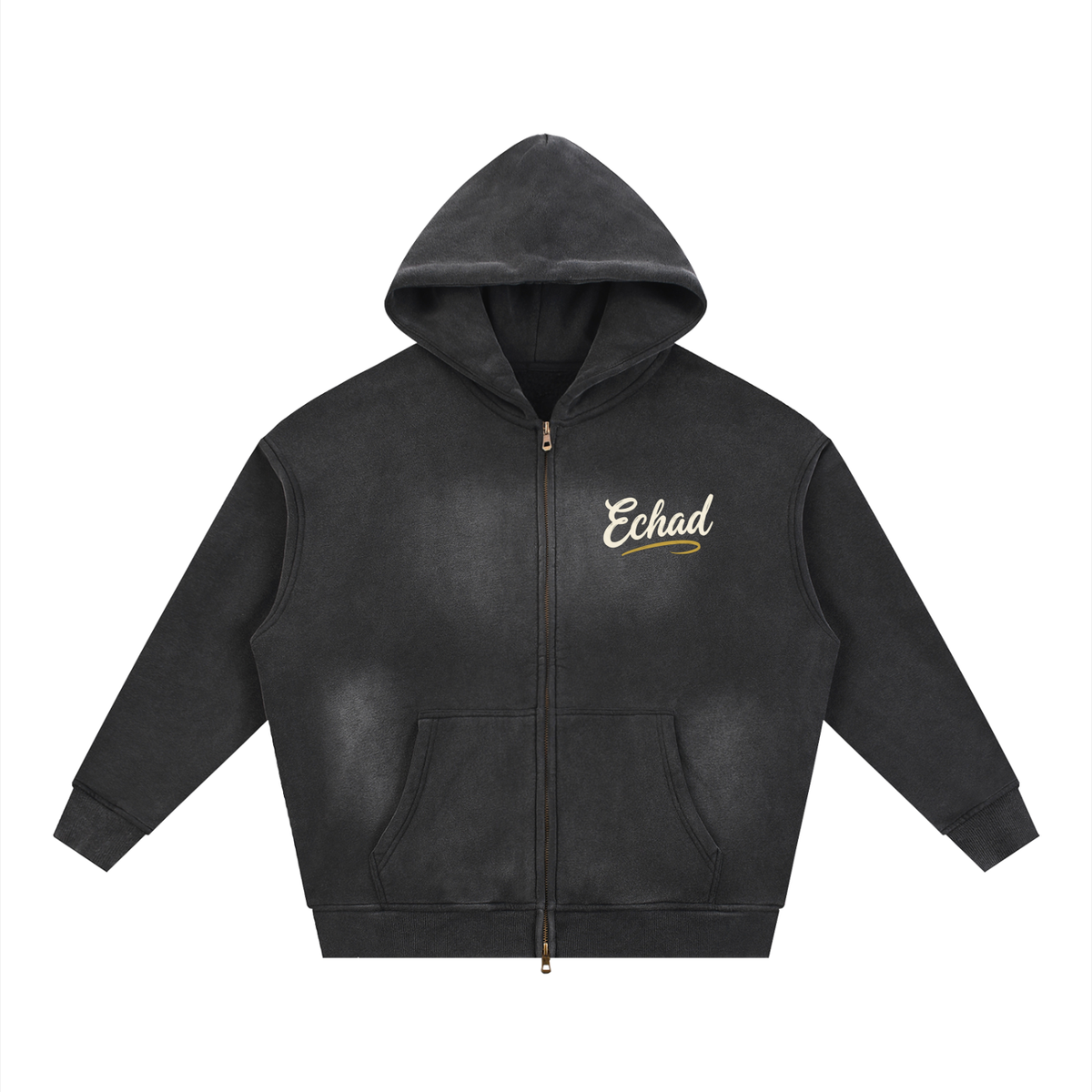 EMETH™ ECHAD — Hoodie Zippé - Noir / S - EMETH