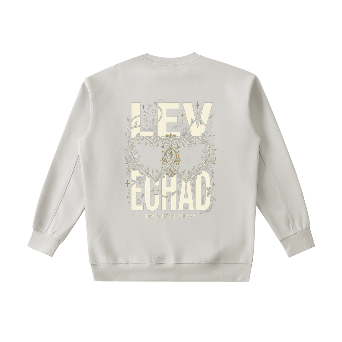 EMETH Essentials | Sweat Col Rond Écusson
