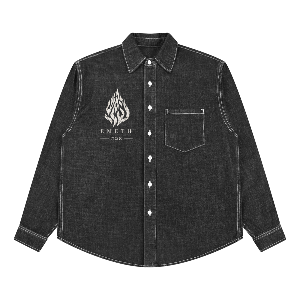 EMETH NAH NAH NAHMAN | Chemise Denim Vintage Wash