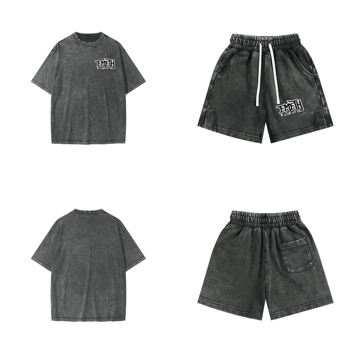 EMETH Kids Essential Snow Wash - Gris Foncé