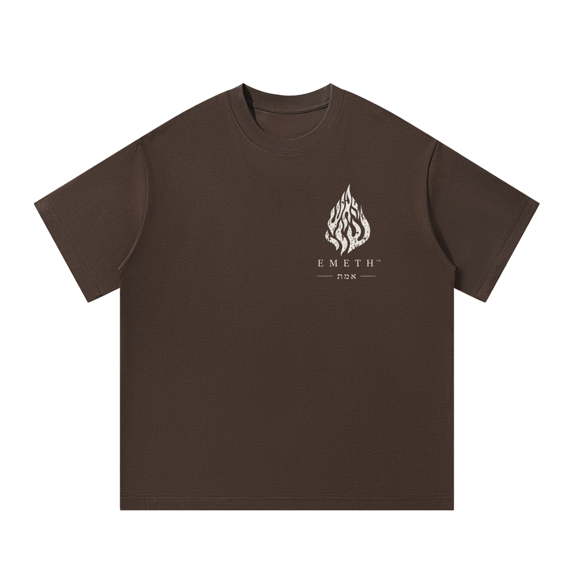 EMETH FLAME | T-shirt Oversize Coton Lourd 300G