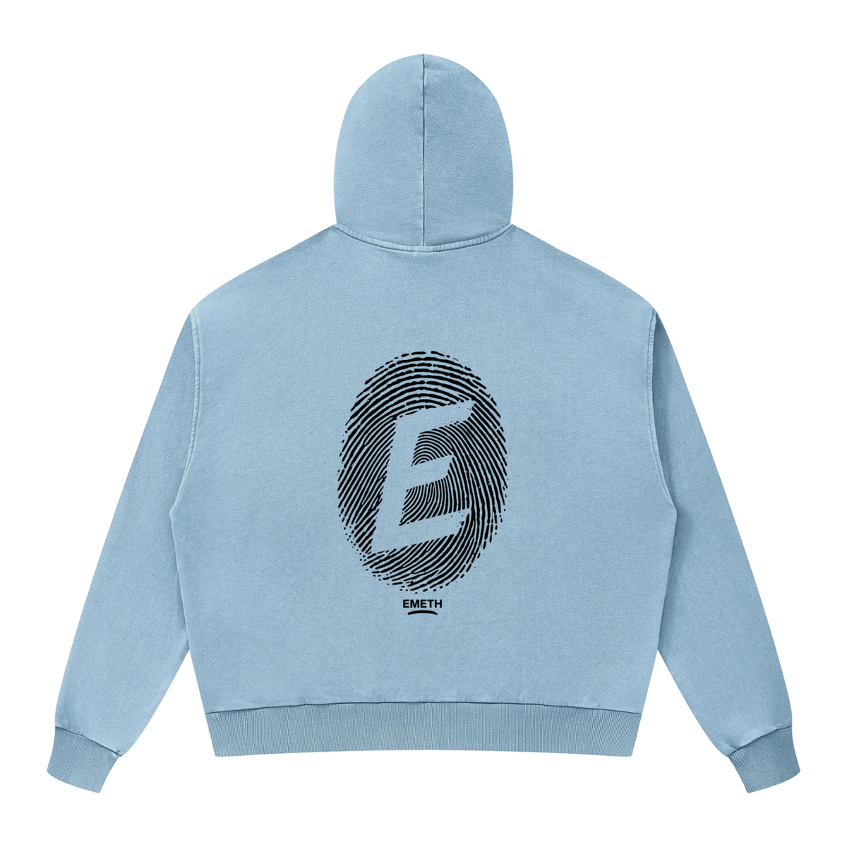 EMETH Emouna Empreinte | Hoodie Zippé Mineral Wash