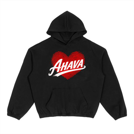EMETH AHAVA | Hoodie Boxy Ourlet Resserré 380G