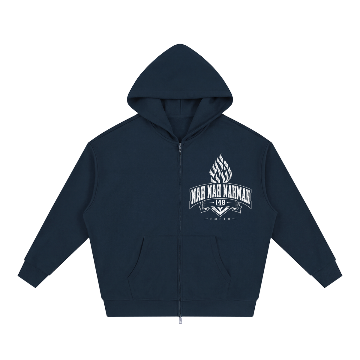 EMETH NAH NAH NAHMAN | Hoodie Zippé 430G