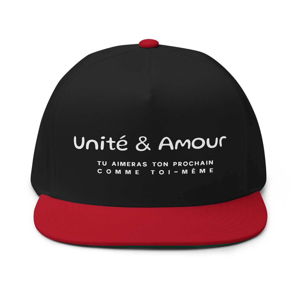 EMETH™ Unité & Amour Premium Cap - Noir / Rouge - EMETH
