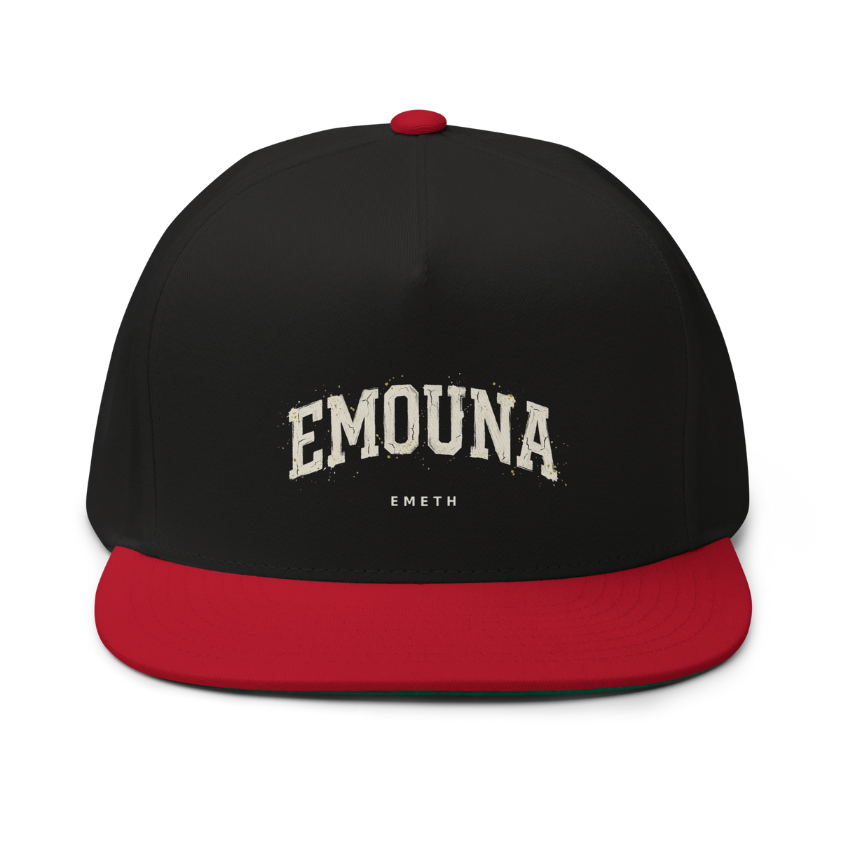 EMETH™ EMOUNA — Casquette - Noir / Rouge - EMETH