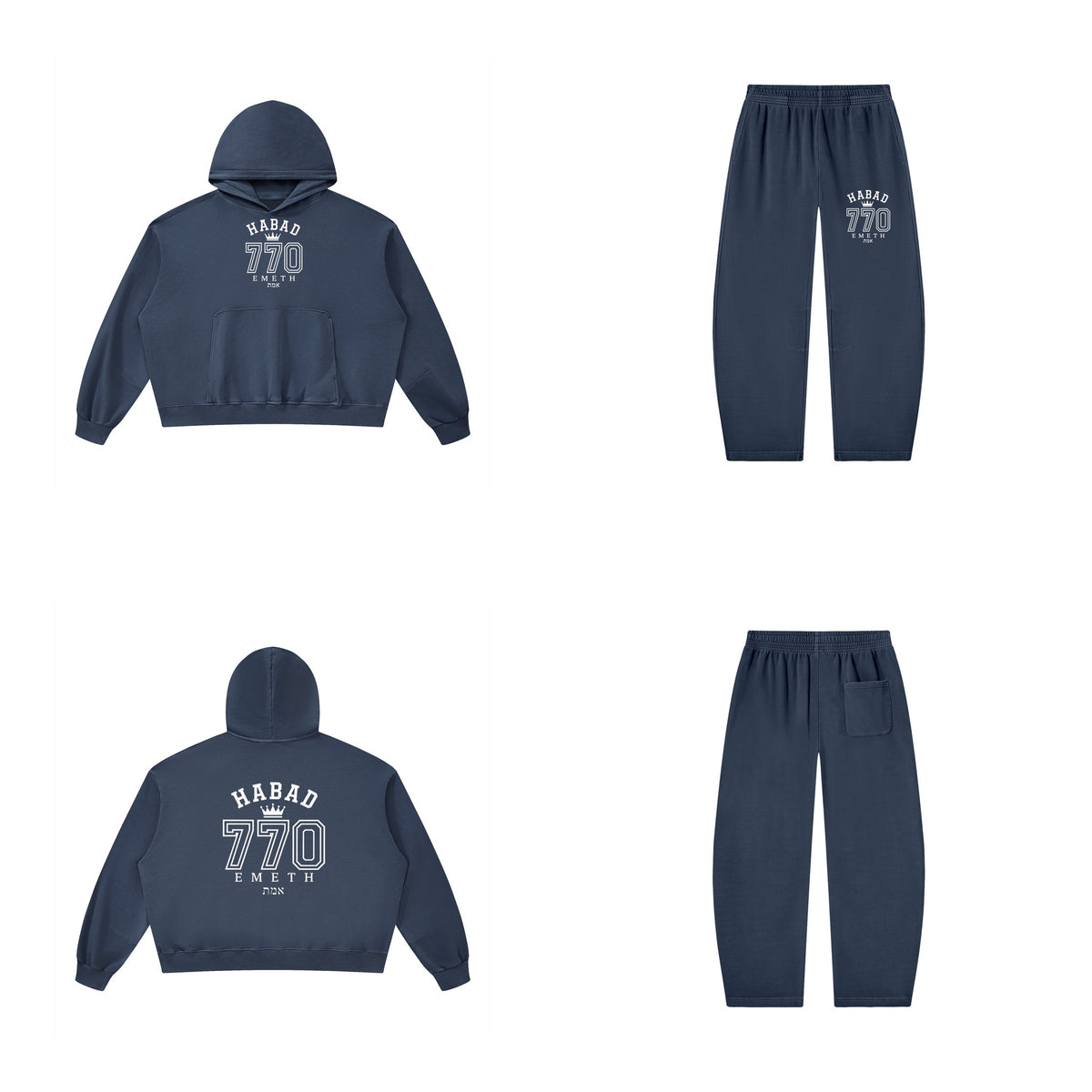 Ensemble Habad 770 Bleu Marine
