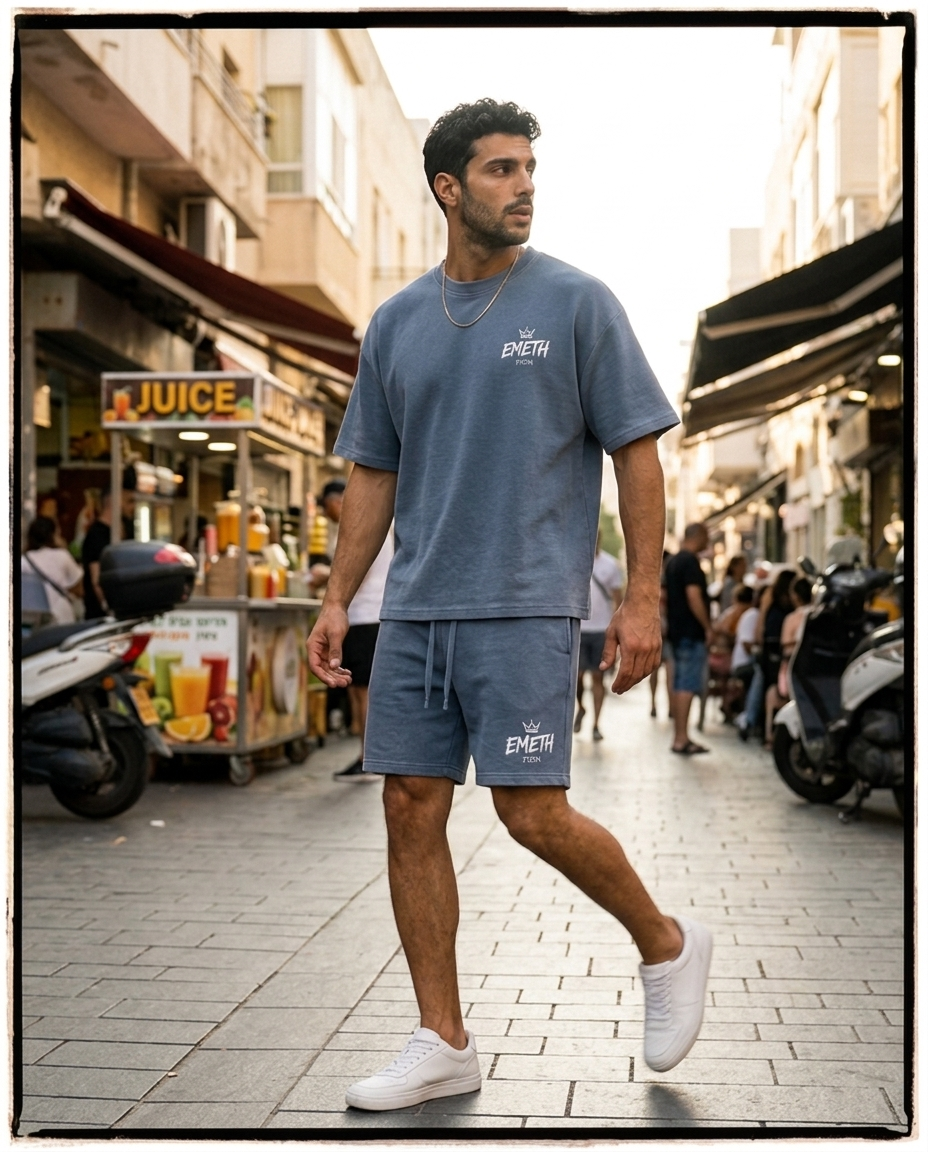 EMETH Essential Washed Shorts