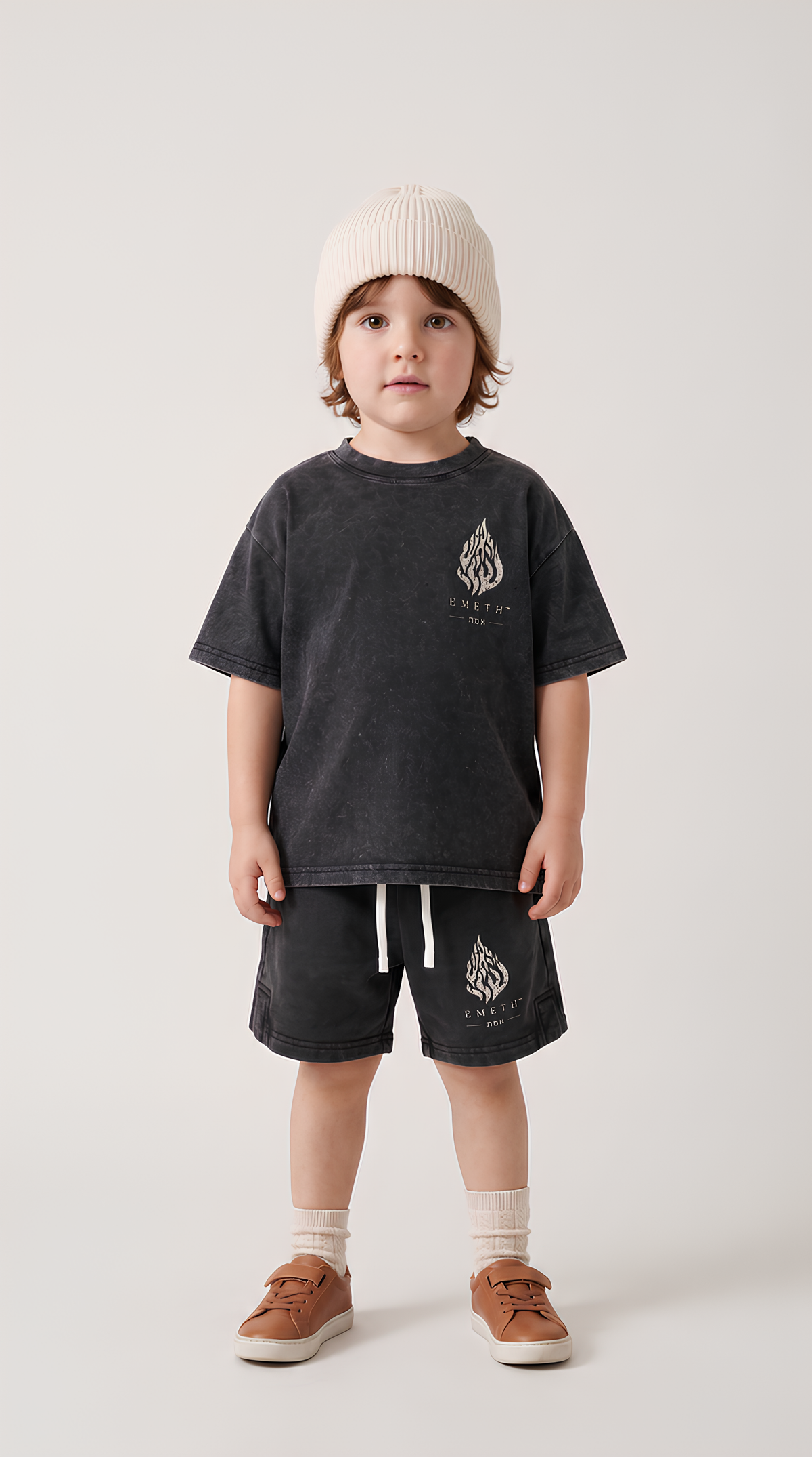 EMETH Kids SNOW WASH | Short Enfant (Édition Couleurs)