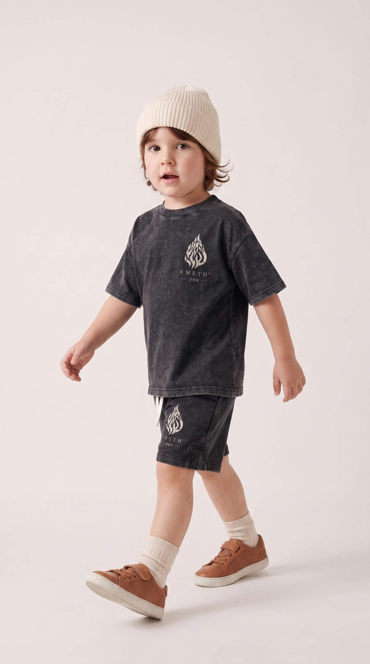 EMETH Kids SNOW WASH | Short Enfant (Édition Couleurs)