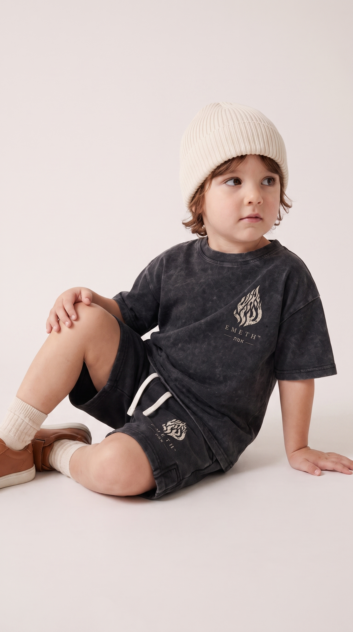 EMETH Kids SNOW WASH | Short Enfant (Édition Couleurs)