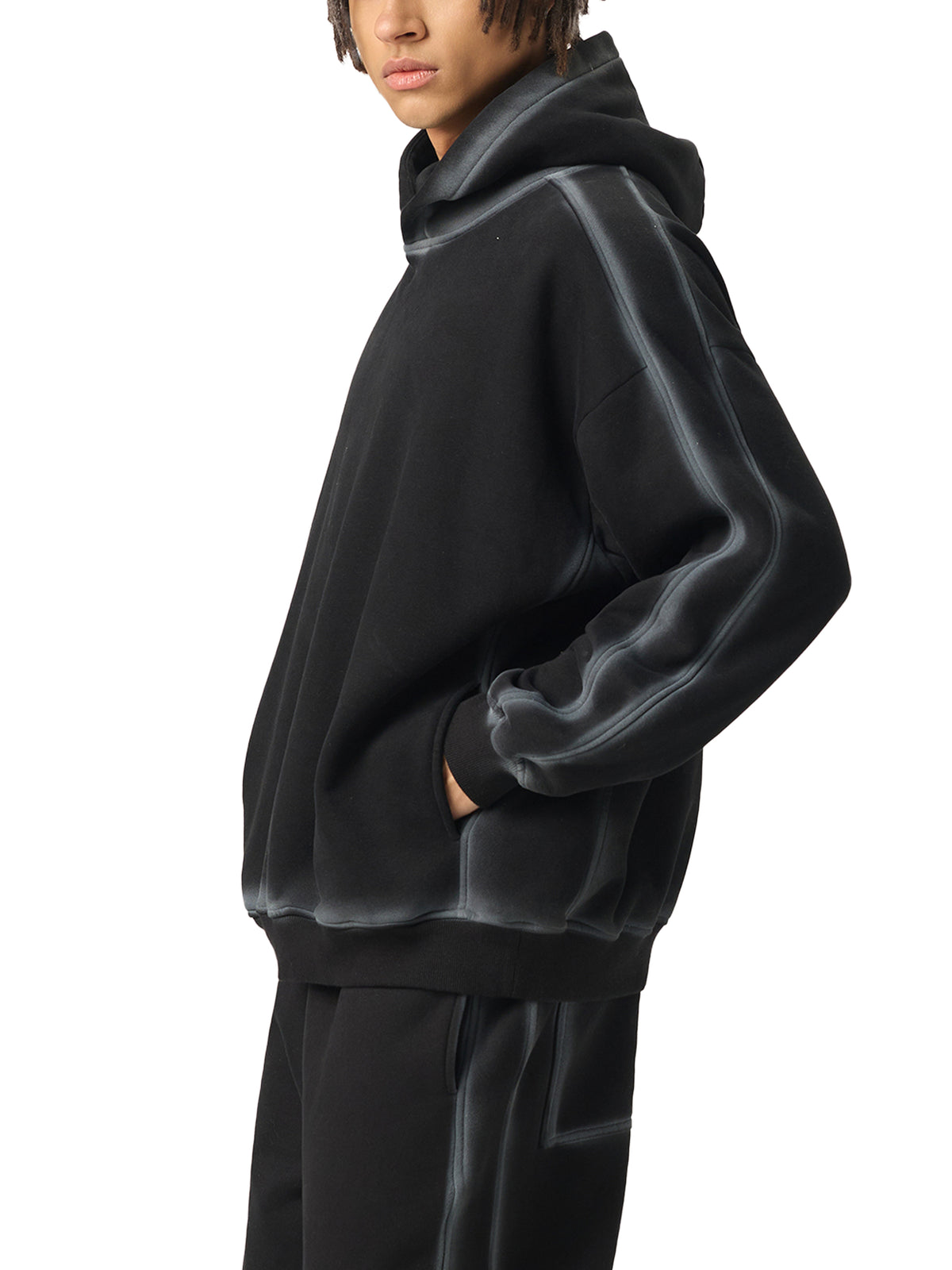 EMETH Washed Hoodie Oversize 350 g/m² – Sweat à Capuche Premium Vintage
