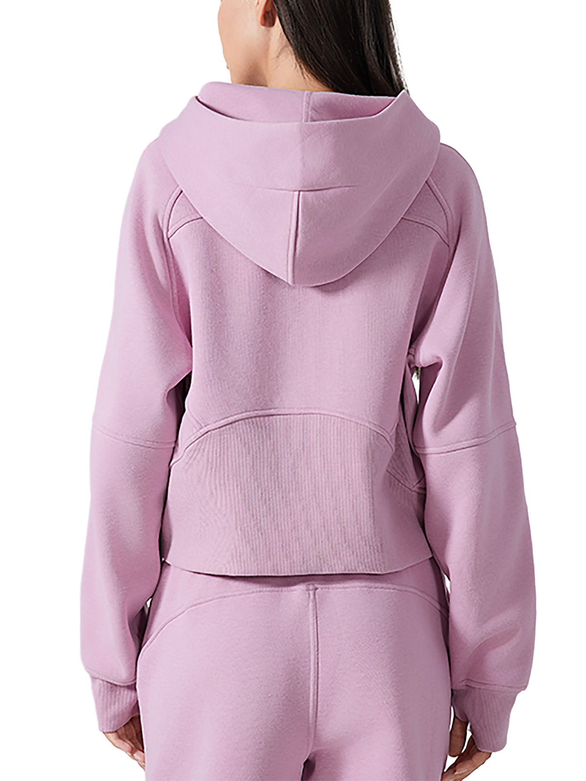 EMETH BRESLEV | Sweat à Capuche Femme Demi-Zip Court