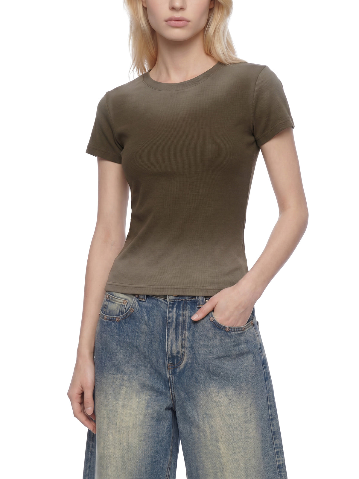 EMETH BRESLEV | T-shirt Femme Délavé Soleil