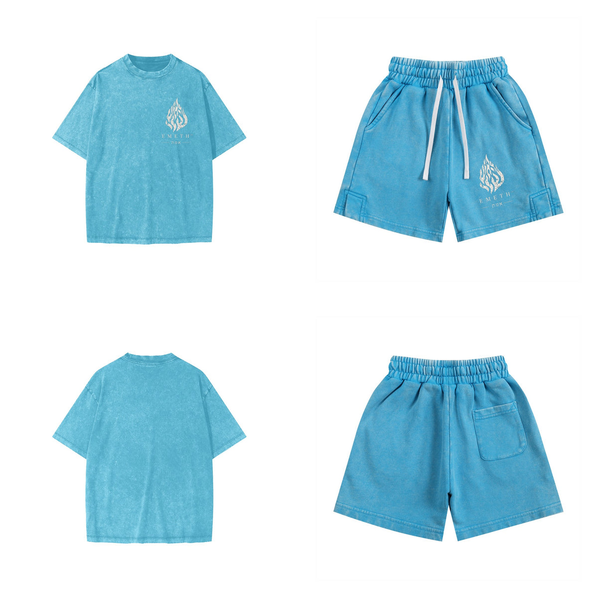 EMETH Kids NA NACH Snow Wash - Bleu Ciel