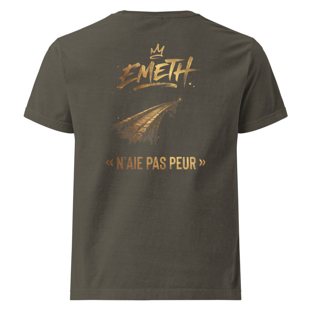 EMETH N'aie Pas Peur — dos Charbon délavé
