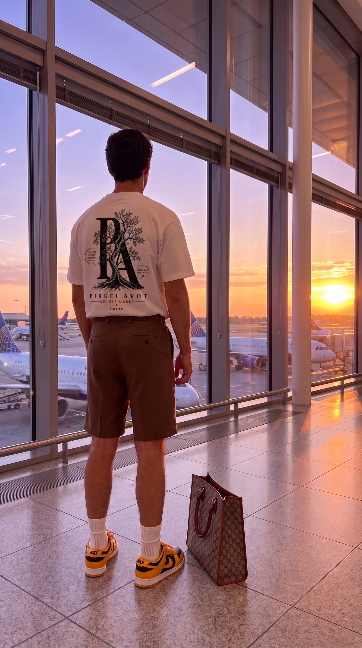EMETH QUI EST RICHE ? | T-shirt Oversize Pirkei Avot 300G