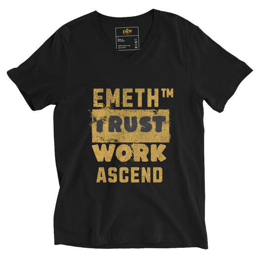 T-Shirt EMETH™ — Trust • Work • Ascend - Noir / S - EMETH