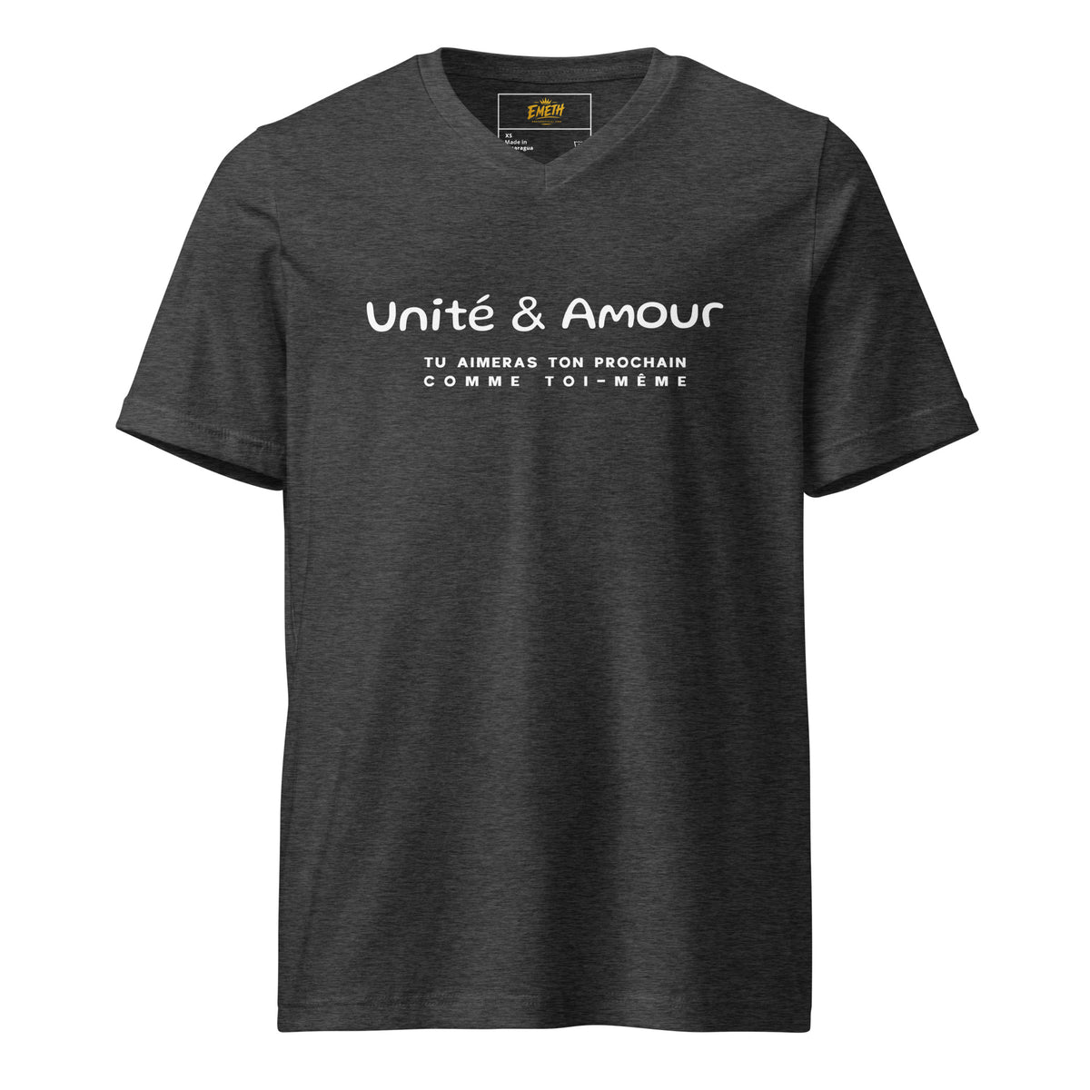 EMETH™ Unité & Amour - Gris Foncé Chiné / XS - EMETH